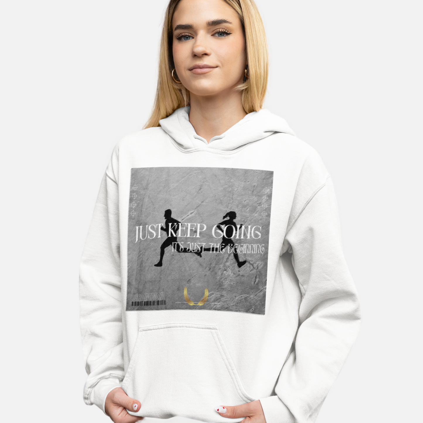 MG.Basic Hoodie  - Just Keep Going