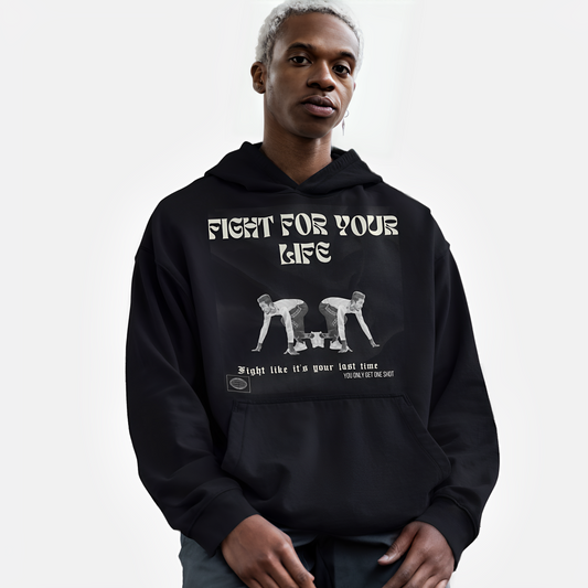 MG.Basic Hoodie - Fight For Your Life