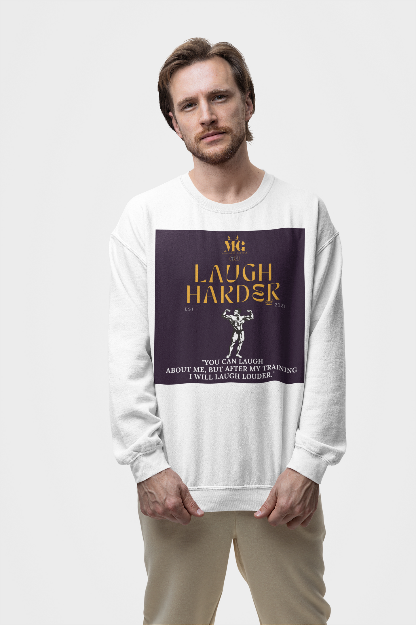 MG. Oversizer Pullover - Laugh Harder