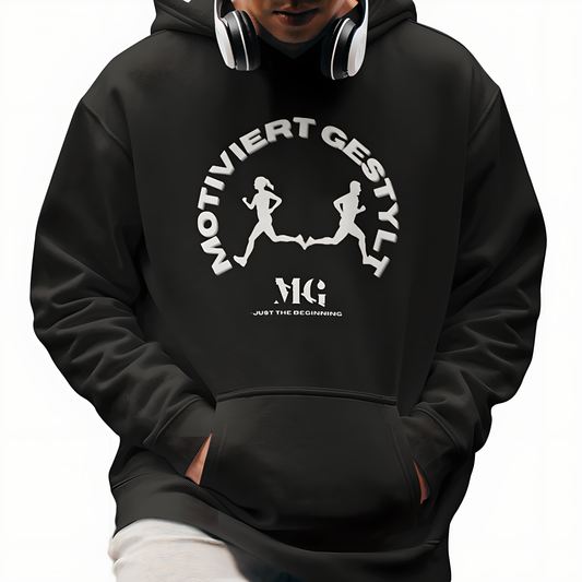 MG.Oversized Hoodie Motiviert Gestylt